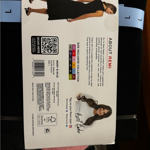 Edited by Remi Bader Black Pleated Dress - Picture 2 of 12